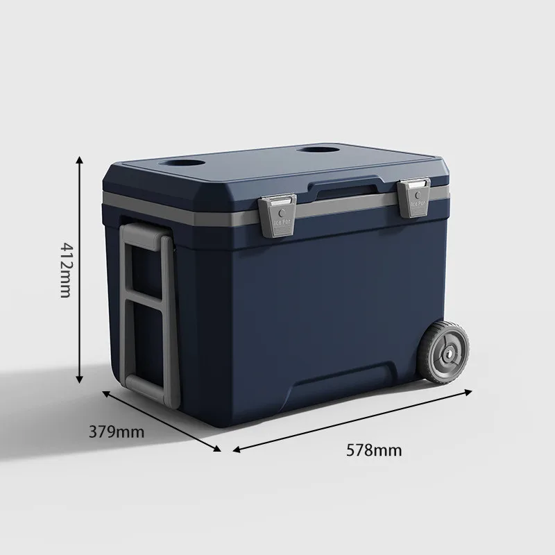 Fishing Boat Trailer - Large Capacity Cooler Icebox 45L Outdoor