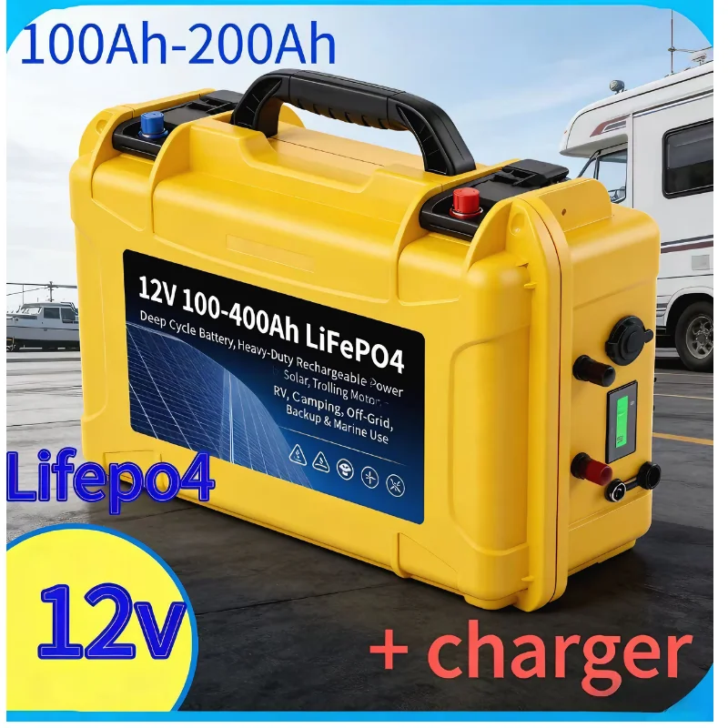 12V LiFePO4 100‑200Ah | Blueto - Fishing Boat Trolling Motor ulasan dan harga